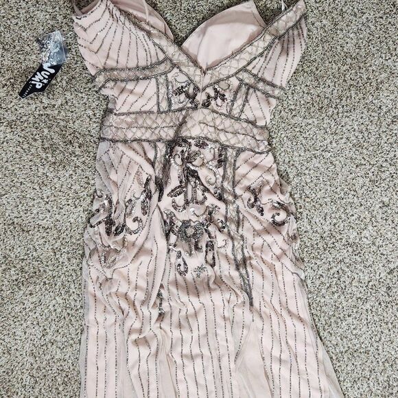 Jump Apparel Beaded Gown Pink Size 3/4 NWT Cut# 27988 - Picture 8 of 16